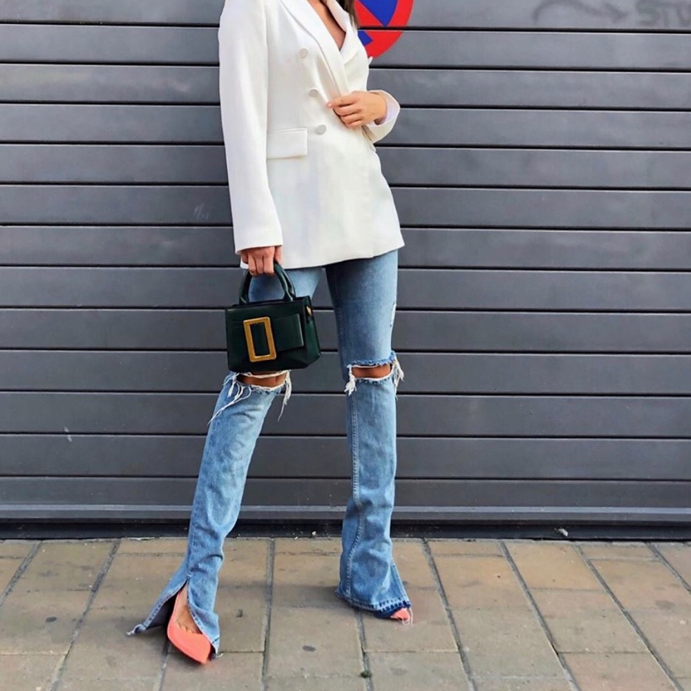 GRLFRND Natalia high rise jeans